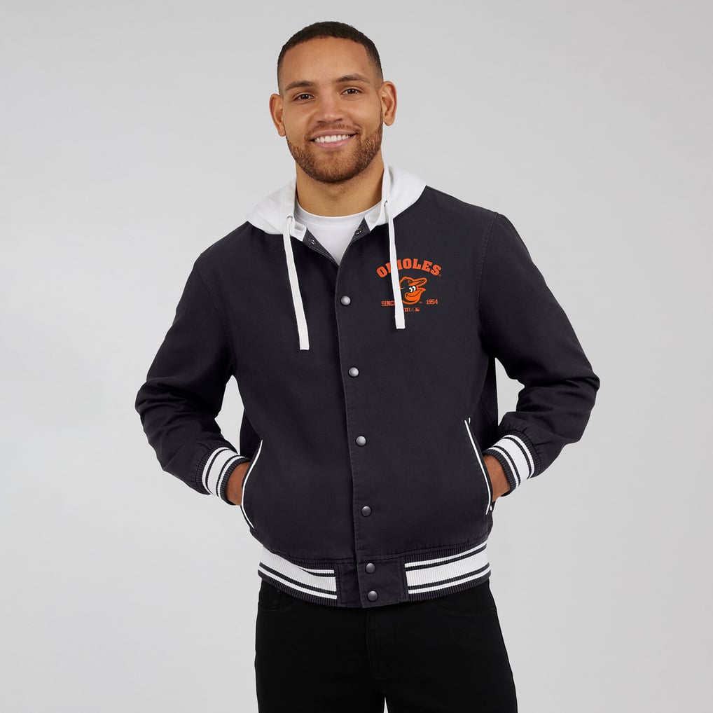  Baltimore Orioles Darius Rucker Collection by Fanatics Full-Snap Hooded Jacket - Black